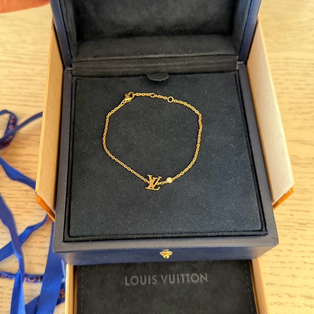 Idylle Blossom LV Bracelet, Yellow gold and diamond